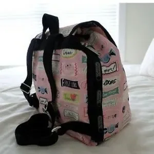 LeSportsac Essential Mini Voyager Backpack, Sweet Talk Pink Lesportsac Voyager Backpack Sweet Talk Pink New with Tags | eBay main image 3